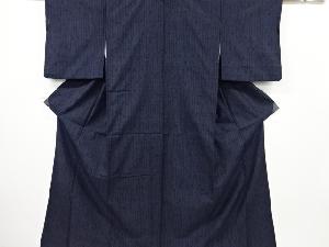 幾何学模様織り出し手織り紬着物